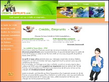 Aperu du site Credits-Emprunts.com - guide du crdit et de l'emprunt