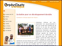 Aperu du site Orphelinats d'Afrique