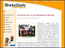 Aper�u du site Orphelinats d'Afrique