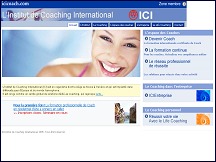 Aperu du site Icicoach - Institut de coaching internationnal