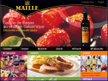 Aperu du site Maille - moutarde, vinaigres et condiments