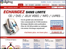 Digitroc, �changes gratuits, troc DVD, CD, jeux vid�o, livres