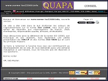 Aperçu du site ISO 22000 - norme de sécurité alimentaire