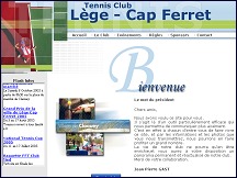 Aperu du site Tennis Club de Lge - Cap Ferret