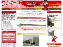 Aperu du site Marseille-Immobilier.net - immobilier Marseille, annonces achat, vente, location