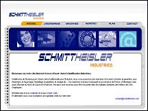 Aperu du site Schmittheisler Industries - machines d'occasion, faonnage, routage, brochage