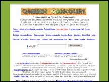 Aperu du site QuebecConcours - concours gratuits du Qubec, jeux, loto, tirages