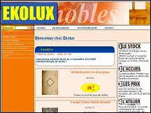 Aperu du site Ekolux - matriaux nobles et pierre de Bourgogne