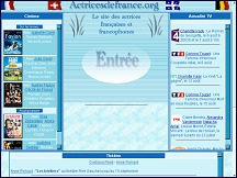 Aperçu du site Actrices Françaises et Francophones