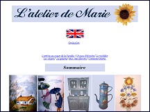 Aperçu du site Atelier de Marie - meubles et objets artisanaux