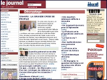 Aperu du site Le journal hebdo - hebdomadaire arabophone
