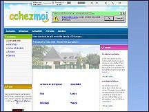 Aperu du site Cchezmoi.com - annuaire de la maison et de l'immobilier