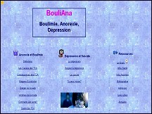 Aperu du site Bouliana - boulimie, anorexie, dpression