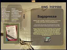 Aperu du site Sagapresse, histoire de la presse, vieux journaux, vieux papiers