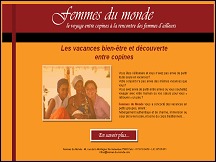 Aperçu du site Femmes du monde - les voyages au féminin