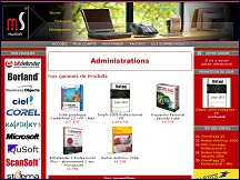 Aperu du site MailSoft - logiciels de comptabilit, gestion, photo, antivirus