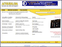 Aperu du site Actuliens - annuaire des sites web