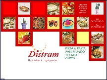 Aperu du site Distram - distribution alimentaire, produits frais et surgels