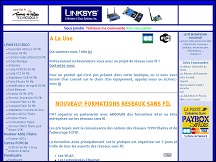 Aperu du site France Wireless Technologies - tout pour le rseau sans fil WiFi