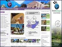 Aperu du site Terre Provence - locations saisonnires en Provence