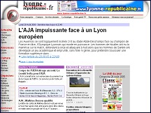 Aperu du site L'Yonne Rpublicaine - quotidien actualit icaunaise