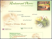 Aperçu du site Restaurant Pierre - cuisine gastronomique à Mâcon