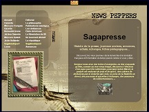 Aperçu du site Sagapresse - histoire de la presse, journaux anciens