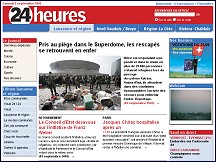 24 heures - quotidien d'actualit�s de la Suisse Romande