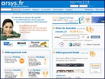 Arsys - h�bergement web professionnel, serveurs d�di�s et noms de domaine