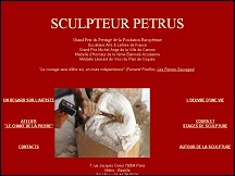 Aperu du site Sculpteur Petrus
