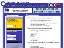 Aperu du site Expo News - communication des entreprises par l'vnement