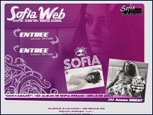 Aper�u du site Sofia Essaidi