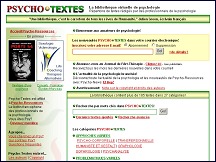 Psycho Textes - biblioth�que virtuelle de psychologie