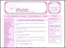 Aperçu du site Divao - tee-shirt personnalisé en ligne