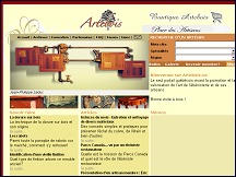 Aperçu du site Artebois - art de l'ébénisterie