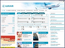 Aperu du site Luxair - Luxembourg Airlines