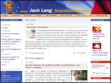 Aperu du site Jack Lang