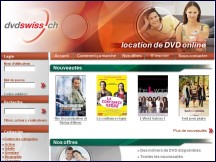 Aperu du site DvdSwiss - location de DVD par internet en Suisse