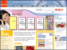 Aperu du site Decitre - libraire sur le net et librairies en Rhne-Alpes
