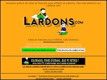 Aperu du site Lardons - annuaire gratuit de sites pour enfants et parents