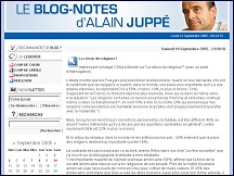 Aperu du site Alain Jupp - blog-notes