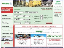 Aperu du site Alitalia