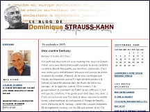 Aperu du site Dominique Strauss-Kahn