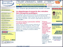 Sauvegarde Retraite - association de retrait�s pour une r�forme des retraites