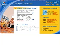 Aperçu du site Etap hôtels