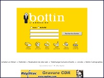 Aperu du site Bottin - annuaire tlphonique