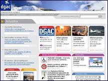 Aperçu du site DGAC - Direction Générale de l'Aviation Civile