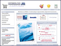 Aperu du site Matelas.fr - spcialiste literie, linge de lit, matelas