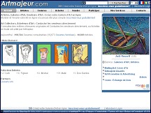 Aperu du site Artmajeur - galerie d'art virtuelle