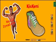 Aperu du site Chaussures Kickers - crez vos propres Kickers